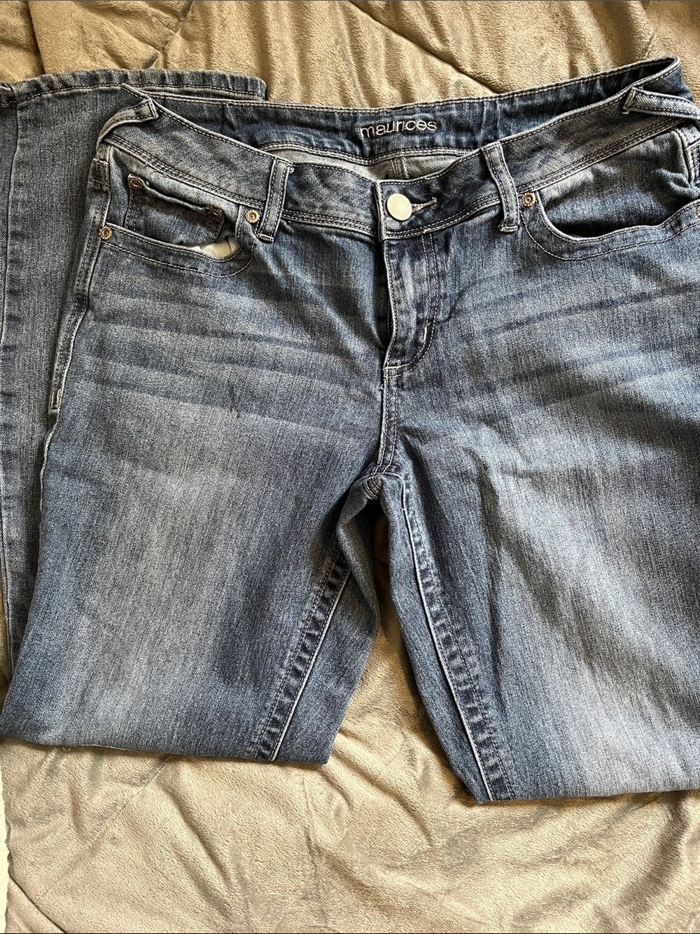 Maurices Light Blue Skinny Jeans - Faded Wash